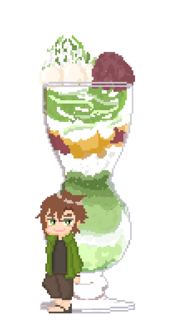 抹茶パフェのtwitterイラスト検索結果