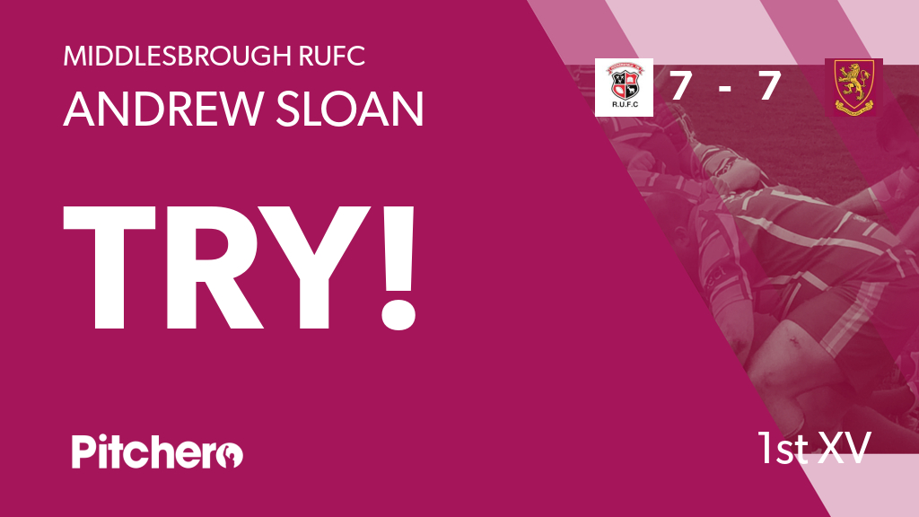 BoroRugby's tweet photo. 24': Andrew Sloan scores for Middlesbrough 🙌
#HUDMID #Pitchero
https://t.co/zqqotNy3dX https://t.co/Yda9rElPim