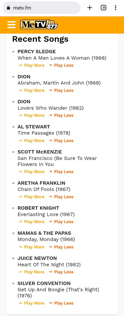 VenusInMomJeans's tweet photo. @MeTVFM On 87.7FM @MeTVFM https://t.co/fBT7nll9Ay #FirstsAndLasts Weekend, the #FirstAndLast Top 40 hit of #Dion https://t.co/mOeijMdYOx
