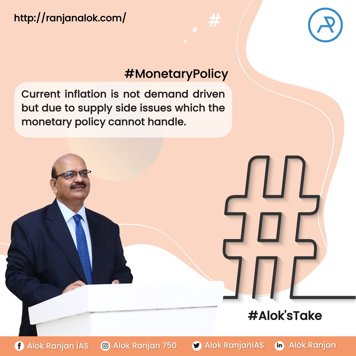 AlokRanjanIAS's tweet photo. Sharing my thoughts on the ongoing supply crisis in India.
#supplycrisis #inflation #crisismanagement #MonetaryPolicy #fuelprice #economy #MyOpinion #AloksTake https://t.co/nMof0iKDh5