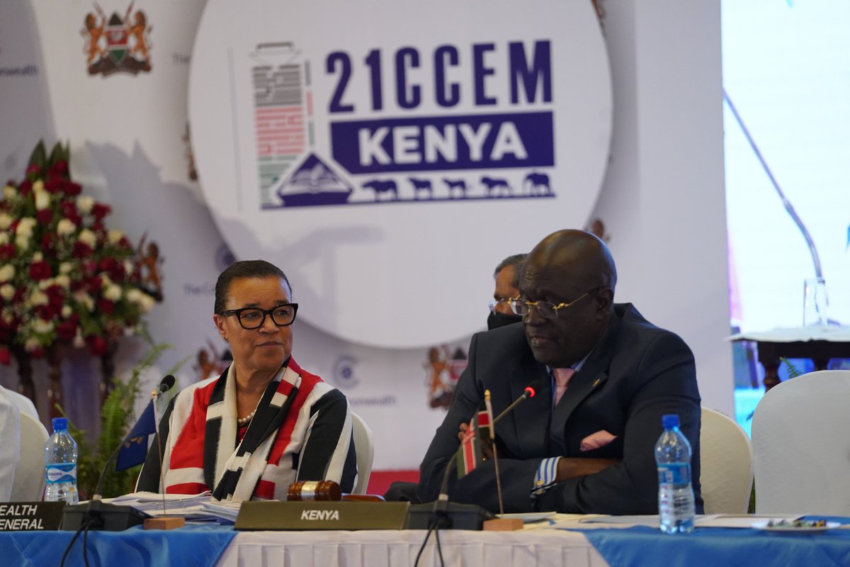 commonwealthsec's tweet photo. This week saw #education ministers, policymakers and stakeholders gather in Nairobi, and virtually, for the #21CCEM.
Delegates from 40 #Commonwealth countries attended the conference in #Kenya, which was convened in a hybrid format for the first time
👉: https://t.co/qZLfdtCn36 https://t.co/fhsX45ywZw