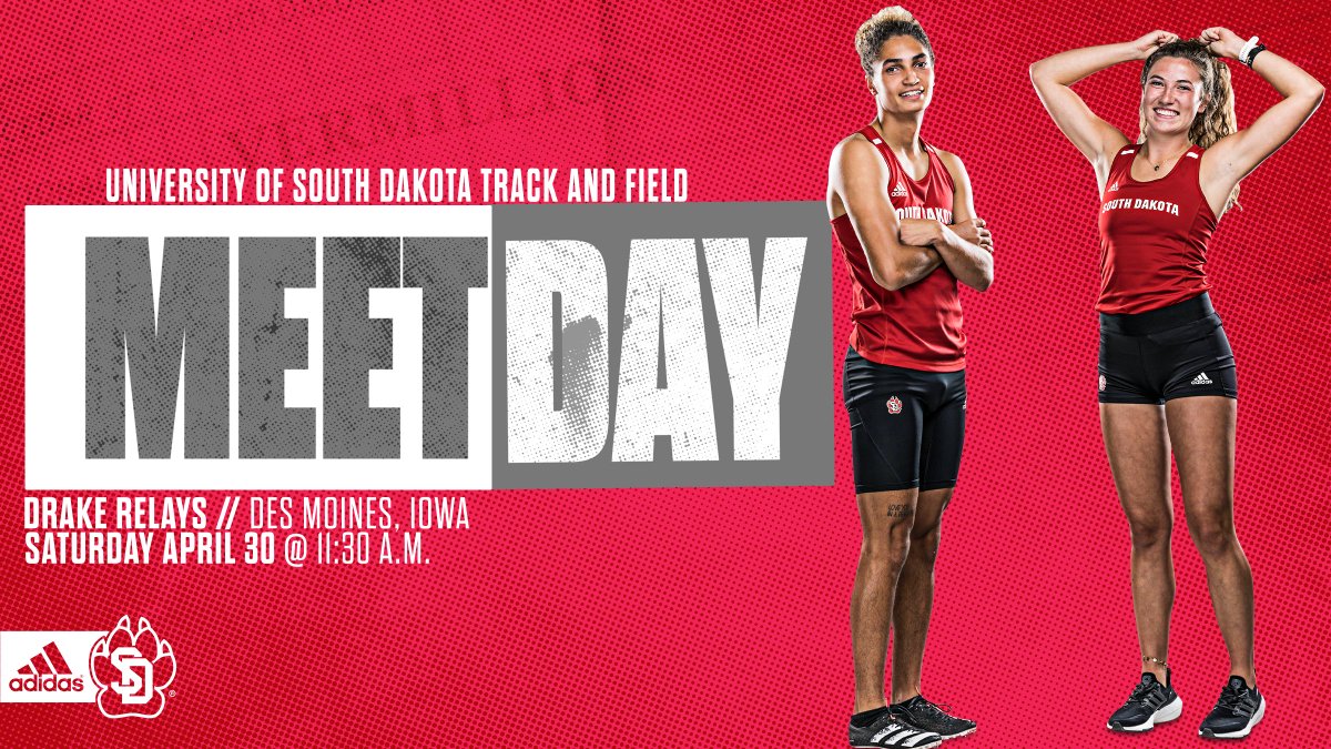 Final day at Drake. 💪

📍: Drake Stadium (Des Moines, Iowa)
🖥️: Bit.ly/3vPyJFB
📊: Bit.ly/3vp9c72
📰: Yote.us/3vO7jjf

#GoYotes x #WeAreSouthDakota  🐾