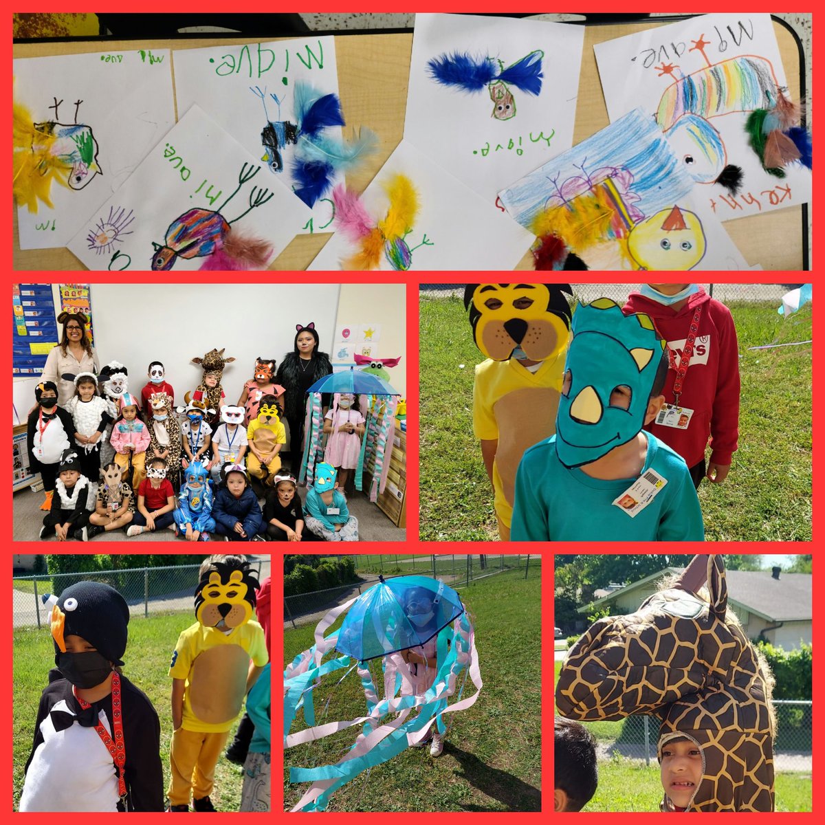 Ss enjoyed learning all about birds in our last week of Animals, however, the highlight of the week was our Animal Parade.  The parents were so creative!
<a href="/DobiePKSchool/">Dobie Pre-Kindergarten School⭐️</a> #RISDPreK