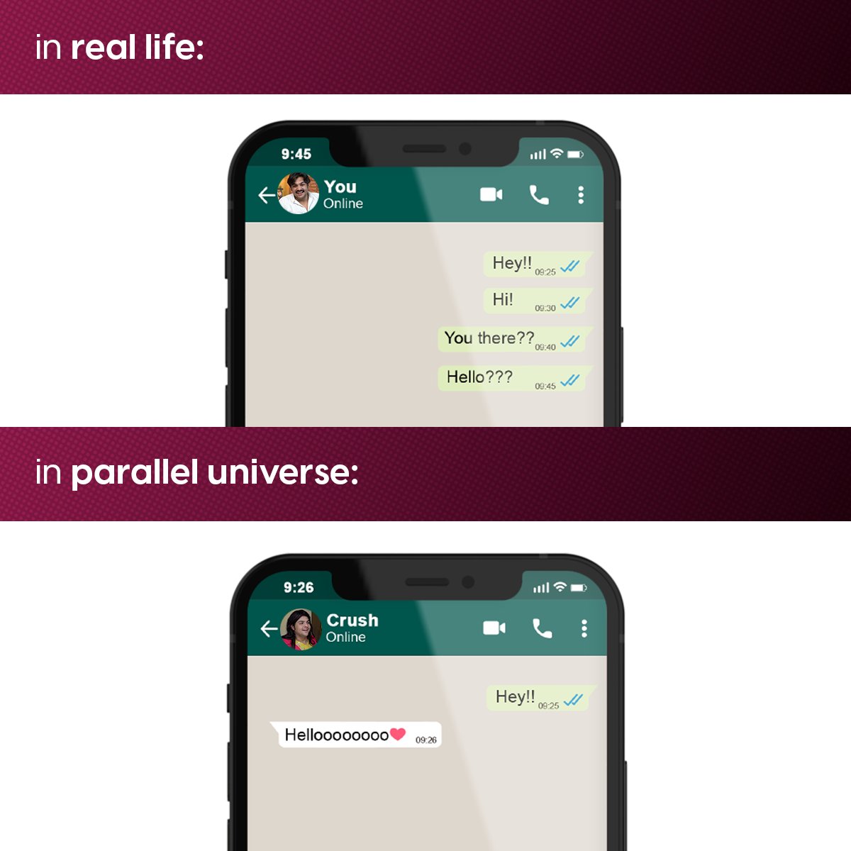 amazonMXPlayer's tweet photo. what a wonderful world!
Apni imagination ko behne do, create your own meme and tag us. #ACVInParallelUniverse #AmazonminiTV https://t.co/bTm8AThaB9