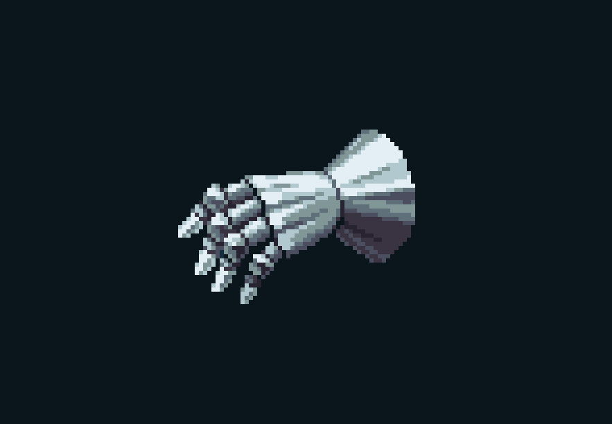 Gauntlet 
(part of a bigger wip I'm working on)
#pixelart