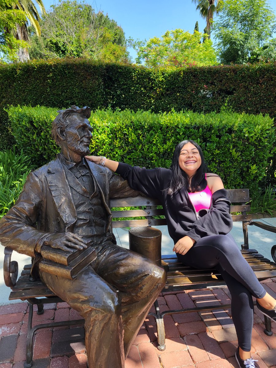 jghsace1's tweet photo. What a great trip to Nixon Library, yesterday! Our ACE &amp; TCAP were the first academic group tour since the pandemic. Student engagement was high seeing artifacts from studies learned. A very fun day! 🇺🇸 https://t.co/WmWijwIWEn