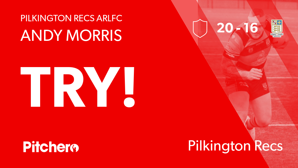 PilksRecsARLFC's tweet photo. 57': Andy Morris scores for Pilkington Recs ARLFC π
#LOCPIL #Pitchero
https://t.co/eS7QT0atOP https://t.co/GWFc8xowwq