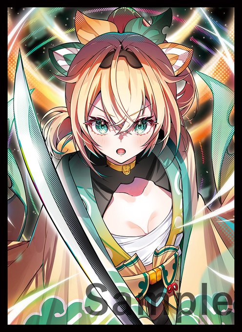 【フォロー&リツイートキャンペーン】
白詰草のアカウントをフォローして頂き、合わせてこのツイートをリツイートして頂いた方の中から1名様に、Comic1にて頒布予定の綺平様(@ayahira_kogi)の新作スリーブとプレイマットをプレゼント致します!締め切りは5月8日までです! 