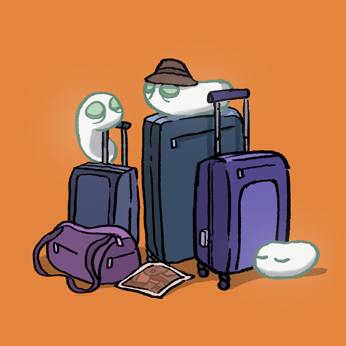 Hello everyone! How have you all been? Jeebies are back from their vacation and have big plans moving forward. 
We had a great time and we hope this time has been chilled and stress-free for you guys too! 🥚🥚🥚❤️❤️❤️. 
#NFT #Vacation #CHILLOUT