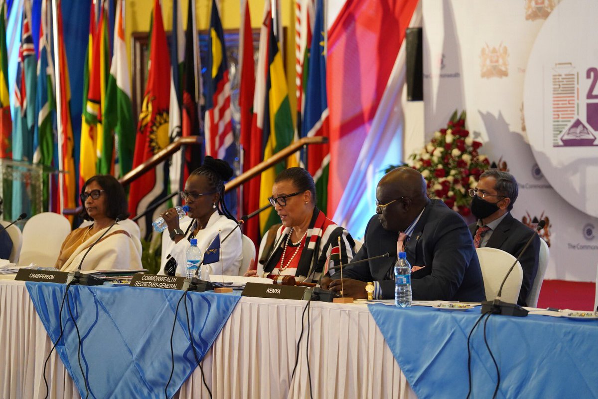 PScotlandKC's tweet photo. Kwaheri Kenya!
Asante sana to the people and Government of #Kenya for your warm welcome and hospitality over the last few days as we hosted #21CCEM our first hybrid ministerial in collaboration with @EduMinKenya.
#Commonwealth | @commonwealthsec https://t.co/486btfVTak