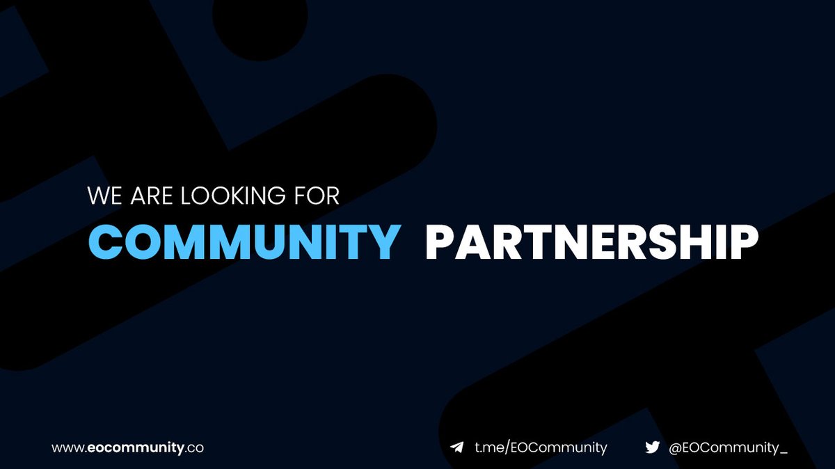 We are looking for community partnership, we want to be friends with many community / DAO . let's do some collaboration.

Guys tag your favorite community group or DAO on reply and help us to connected with them 🥰.

#community #nftcommunity #cryptocommunity #dao #daocommunity