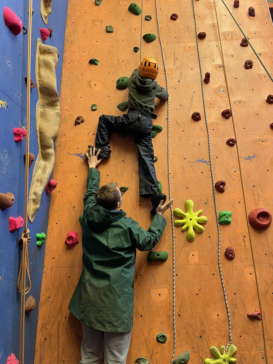 DPS_LC's tweet photo. Day 2 @dunoongs P7 transition: climbing wall, high ropes, low ropes &amp; some bouncing on a tree branch. Thanks to @dgs_support for providing additional staffing today - a huge part of this person’s transition is to build relationships with unfamiliar staff members &amp; today was fab. https://t.co/9LBg8M5KNd