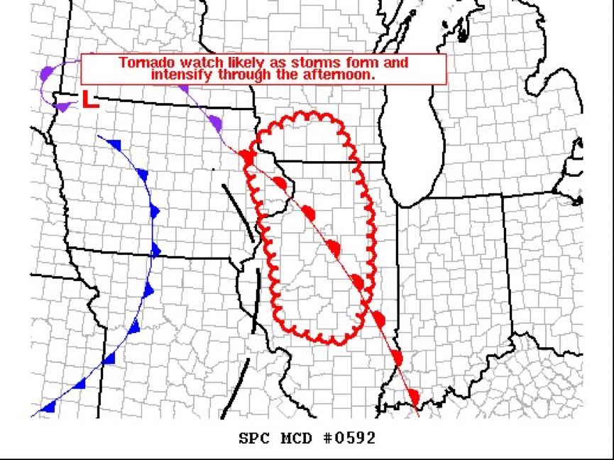 Joliet Weather Center 🇺🇦 on Twitter "MESOSCALE DISCUSSION has been