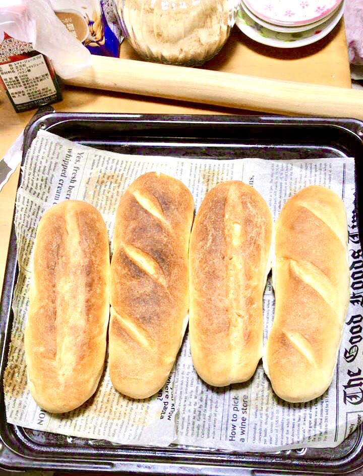 VeganMarina's tweet image. ４つの長いパン🥖💕

#長いパン #長パン
#longbread #longbreads
#ヴィーガン長パン
#veganlongbread #veganlongbreads 
#プラントベース長パン
#plantbasedlongbread 
#ニップン #nippn #ふっくらパンショートニング #ふっくらパンドライイースト
#ふっくらパン #ショートニング #ドライイースト