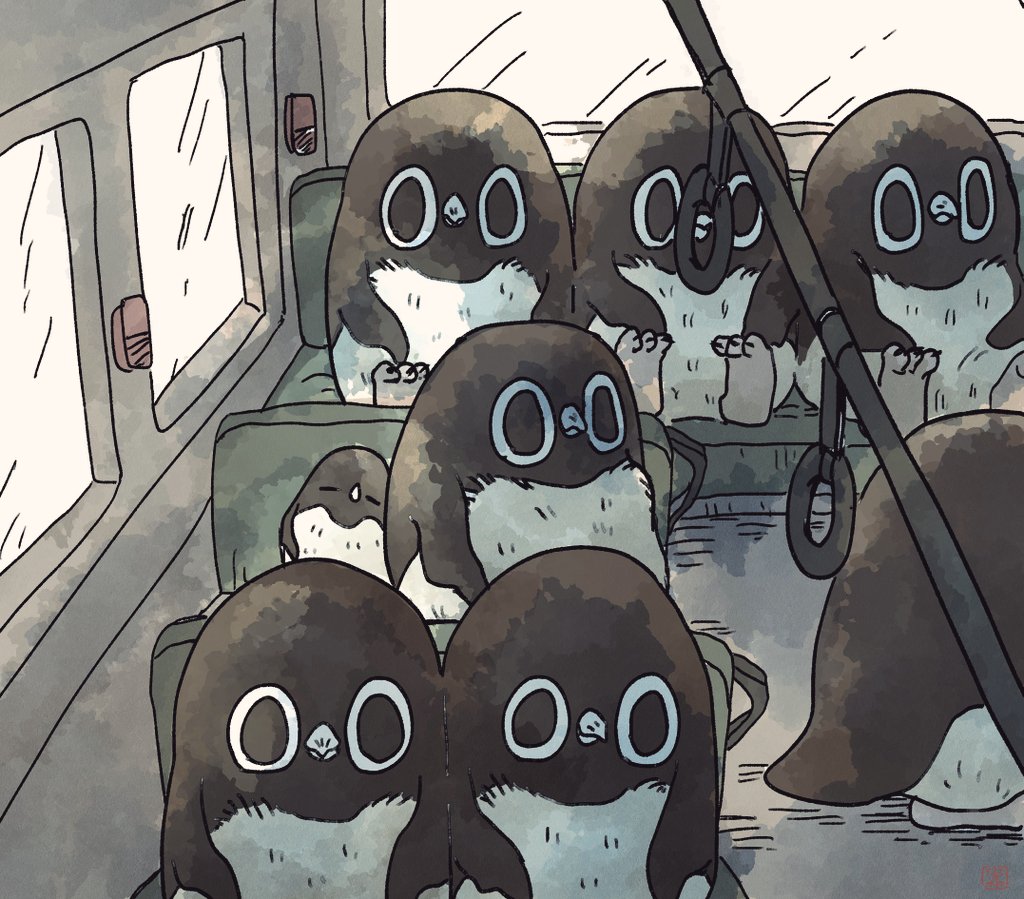 #ゴールデンウィークSNS展覧会2022
虚無かわいいアデリーペンギンを描いてます!ペェ〜🐧 