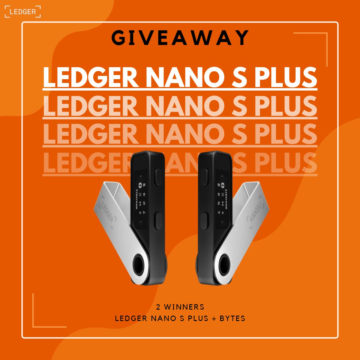 AlexG_NFT's tweet photo. 🎉 Ledger Nano S Plus Giveaway 🎉

To Enter:

1️⃣ Follow @AlexG_NFT
2️⃣ Like + RT
3️⃣ Tag 3 Friends

Winner announced in 48 hours! (With proof as always)

I'll also be giving away $bytes to someone that comments their wallet address below 👀 https://t.co/5MzskZ9omS