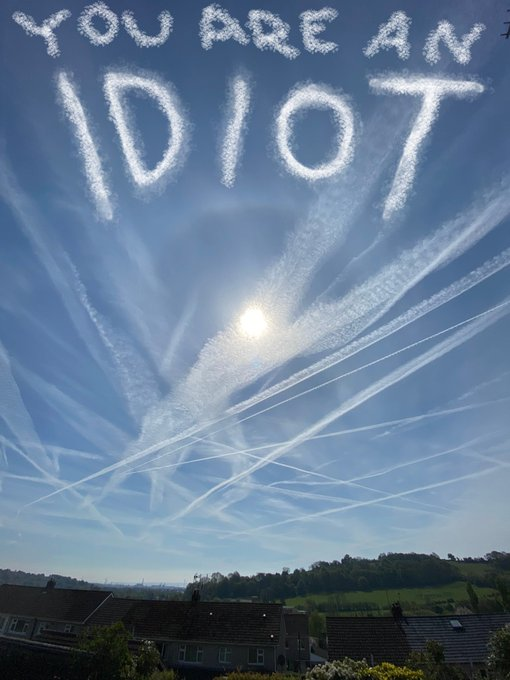TheCraneReport's tweet photo. #Chemtrails is trending in the United Kingdom
But what does it mean? It means ... https://t.co/ksmaSQd6W3