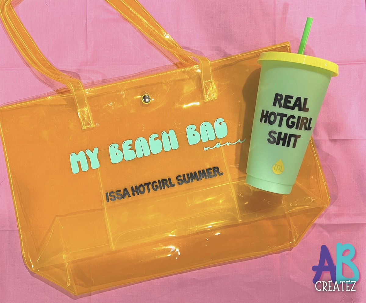 itsmoni98_'s tweet photo. Hey ladiesssss, what is it giving? 👀👀
It’s giving hotgirl summer to me! 🔥😝
…Stay tuned & save your coins 🤑
#abcreatez
#customtotebags
#hotgirlsummer
#spennanight
#planb https://t.co/nByp1uM8wb