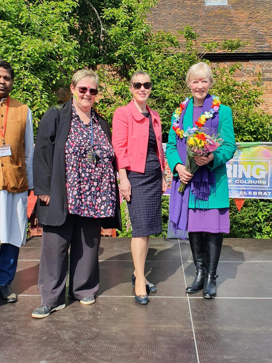 Brilliant last day as Museum Director for Sue Shave in the company of Hindu community, High Sheriff and Lord Lieutenant at Festival of Colours today