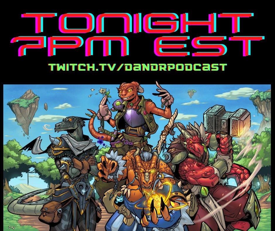 DandRpodcast's tweet photo. Join Jason, Bri, and maybe some of the cast tonight at 7 PM EST to watch the latest episode of D&R! See what shenanigan's #Pactbound get up to. Watch on Twitch at https://t.co/uhXOvYmB5H. #ttrpg #liveplaypodcast #twitch https://t.co/r2UGVu4qaY