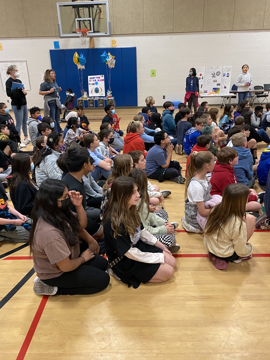 Our 6th graders visited Thoreau to learn more about middle school and after school clubs #alwaysaviking