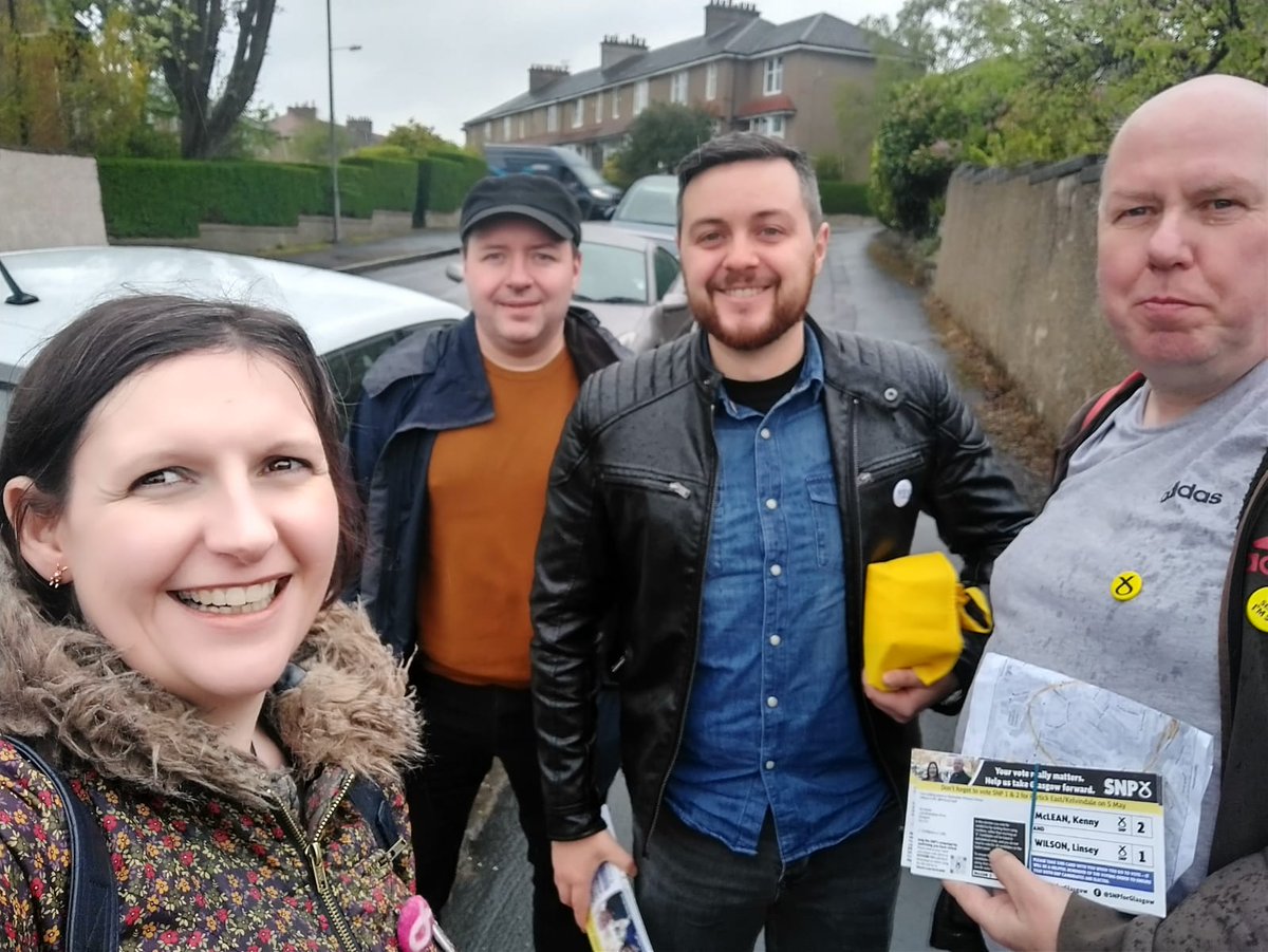 Kenny4PartickKd's tweet photo. Great start to the #GOTV operation in Partick East/Kelvindale Even the rain never put off our fantastic #ActiveSNP teams #PEKD #VoteSNP #SNPforGlasgow https://t.co/oc7kd6onQJ