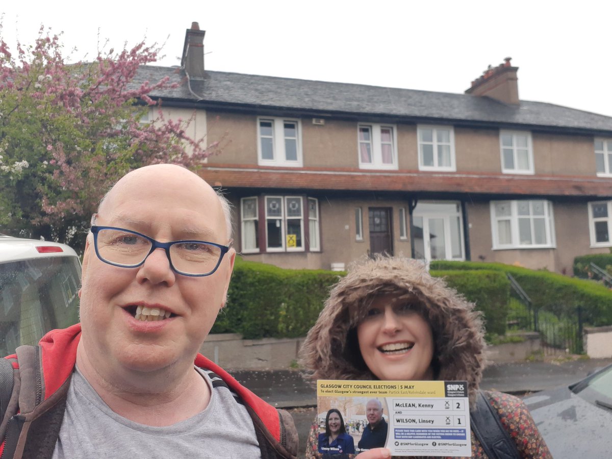 Kenny4PartickKd's tweet photo. Great start to the #GOTV operation in Partick East/Kelvindale Even the rain never put off our fantastic #ActiveSNP teams #PEKD #VoteSNP #SNPforGlasgow https://t.co/oc7kd6onQJ