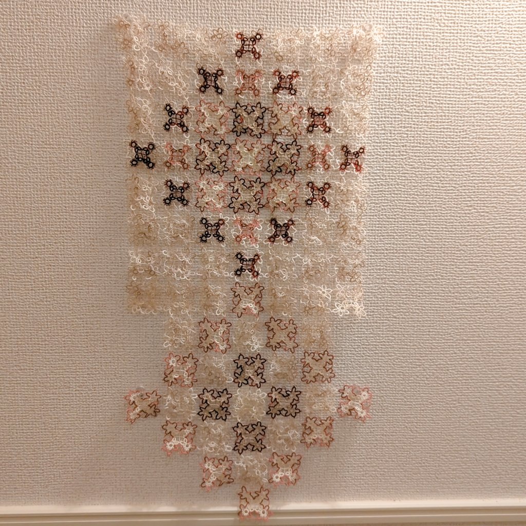 mogranbysuu's tweet photo. April prayer tatting is complete.
82 motifs in all.

ひとつひとつが
祈りとなって
あなたに届きますように。

 #mogran  #prayertatting
 #tatting
 #mogranオリジナル 
 #タティング https://t.co/k5056KBxRa
