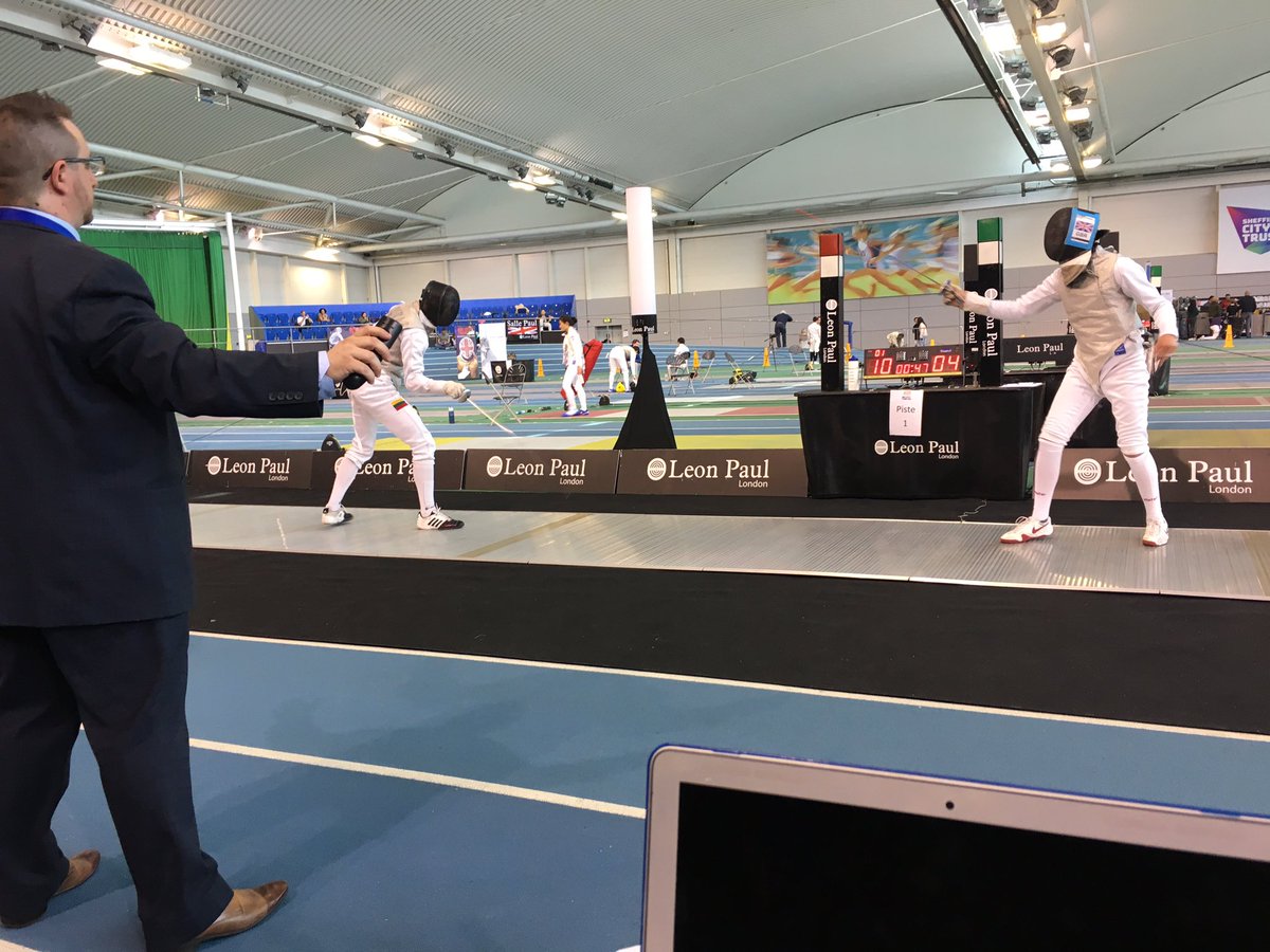 britishfencing's tweet photo. U16 Mens Foil commentary with @salleholyrood1 @keithcook81 LIVE now! #BYCs2022 Watch on @recast_app - thanks for your support! https://t.co/kqHAopeFAo https://t.co/c9ePlXvav4