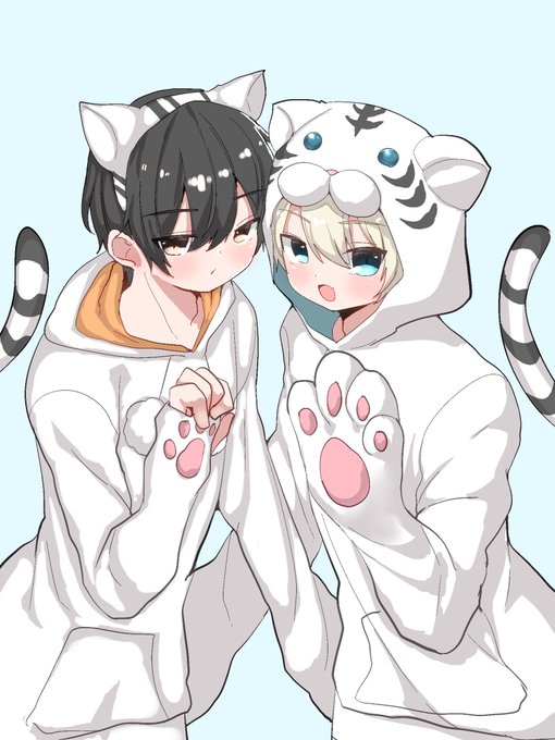 「animal hood tiger print」 illustration images(Latest)