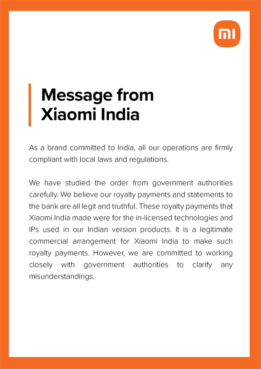 XiaomiIndia's tweet image. 