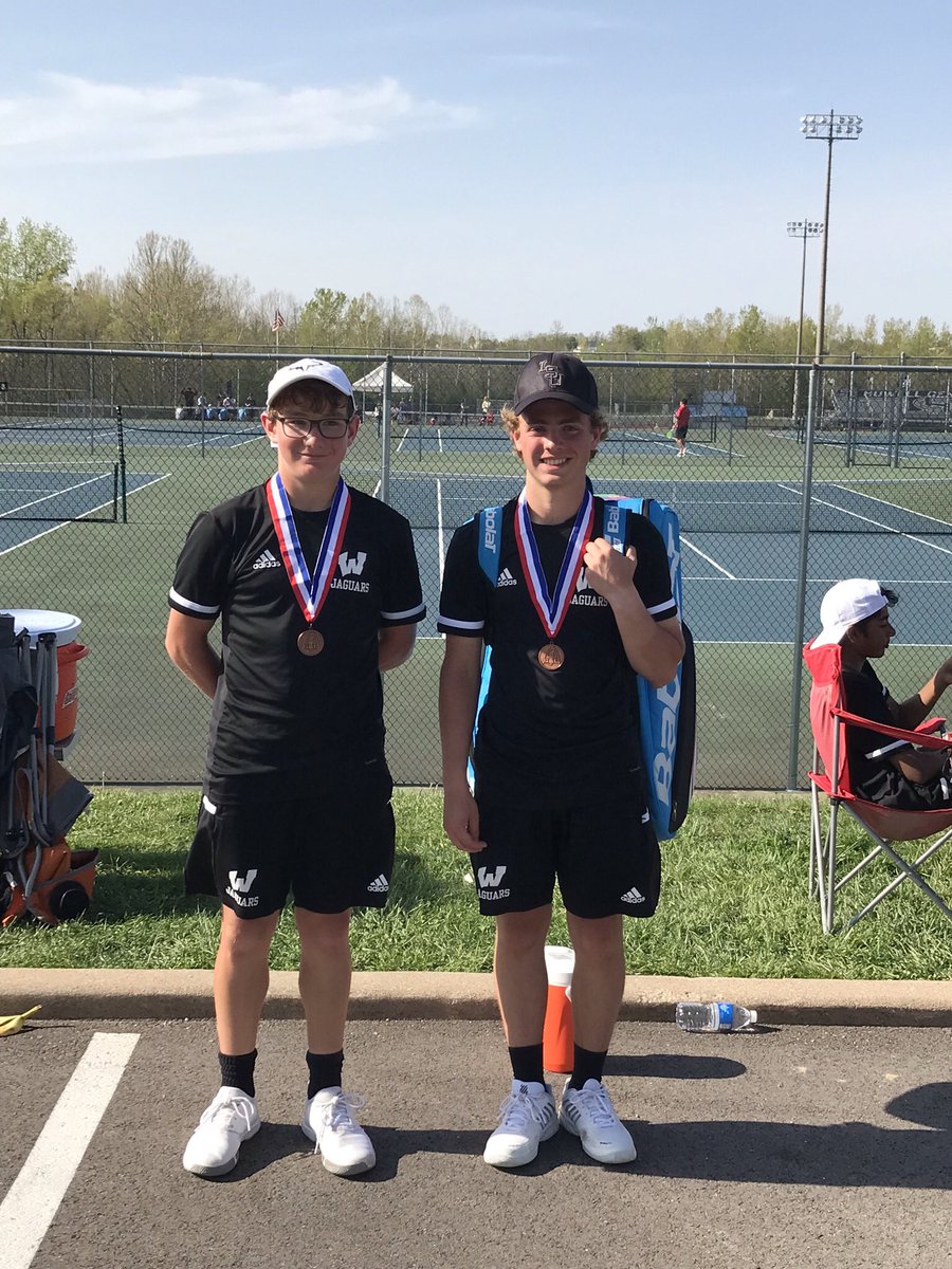 Congratulations Luke!!! GAC 3rd place Doubles and 2nd place singles