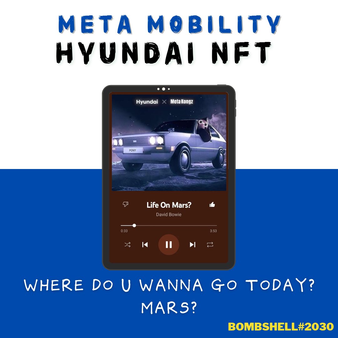 Bombshell_2030's tweet photo. @Hyundai_NFT Discord : Bombshell#2030
#Hyundai_NFT #NFT #Hyundai https://t.co/v5tuWVO9Jy