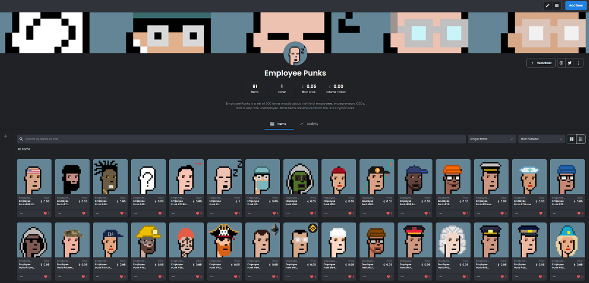 EmployeePunks's tweet image. Giveaway Time.
1⃣ The first ever buyer gets one free directly sent to wallet!

2⃣⚠️3 NFTs will be given away.⚠️
Retweet and Tag your 2 friends to participate.

#NFTs #NFTdrops  #nftart #NFTCollection #NFTGiveaways #NFT #NFTGiveaway #NFTdrop #NFTCommmunity