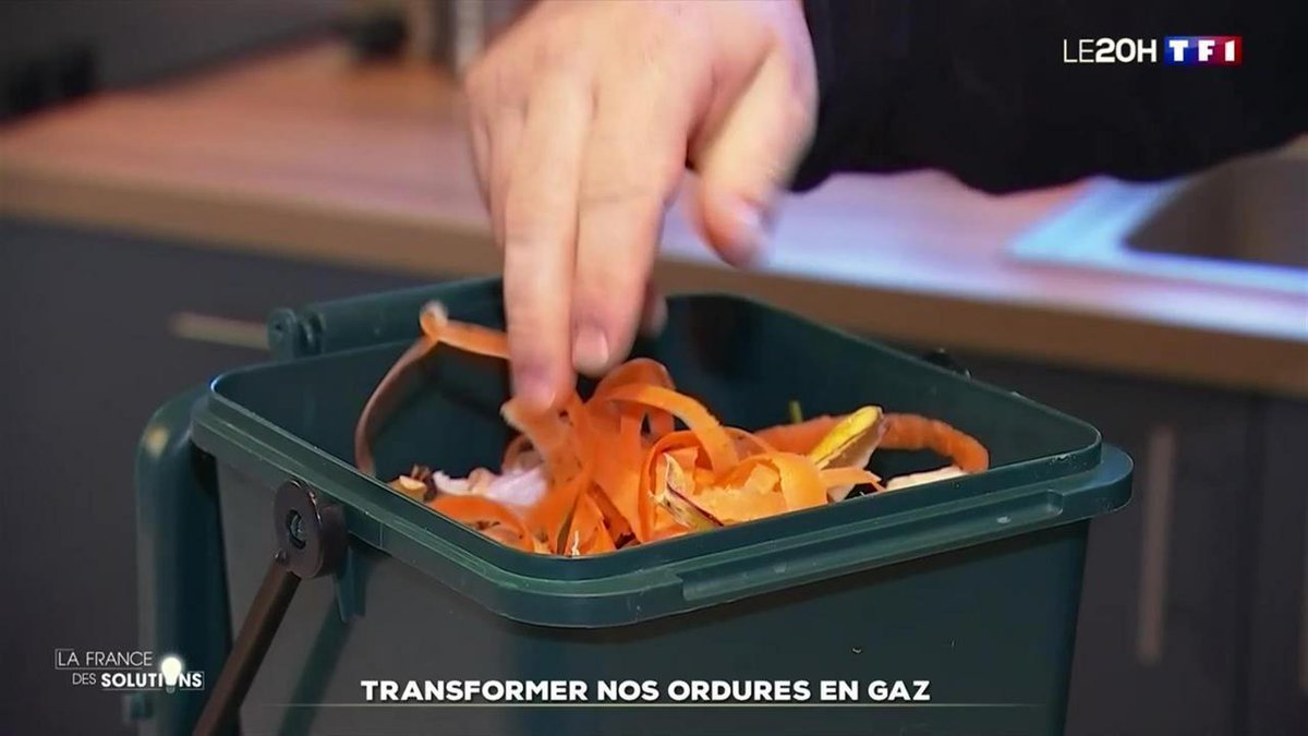 Ordures ménagères : la solution pour produire du gaz vert tf1info.fr/conso/video-or…