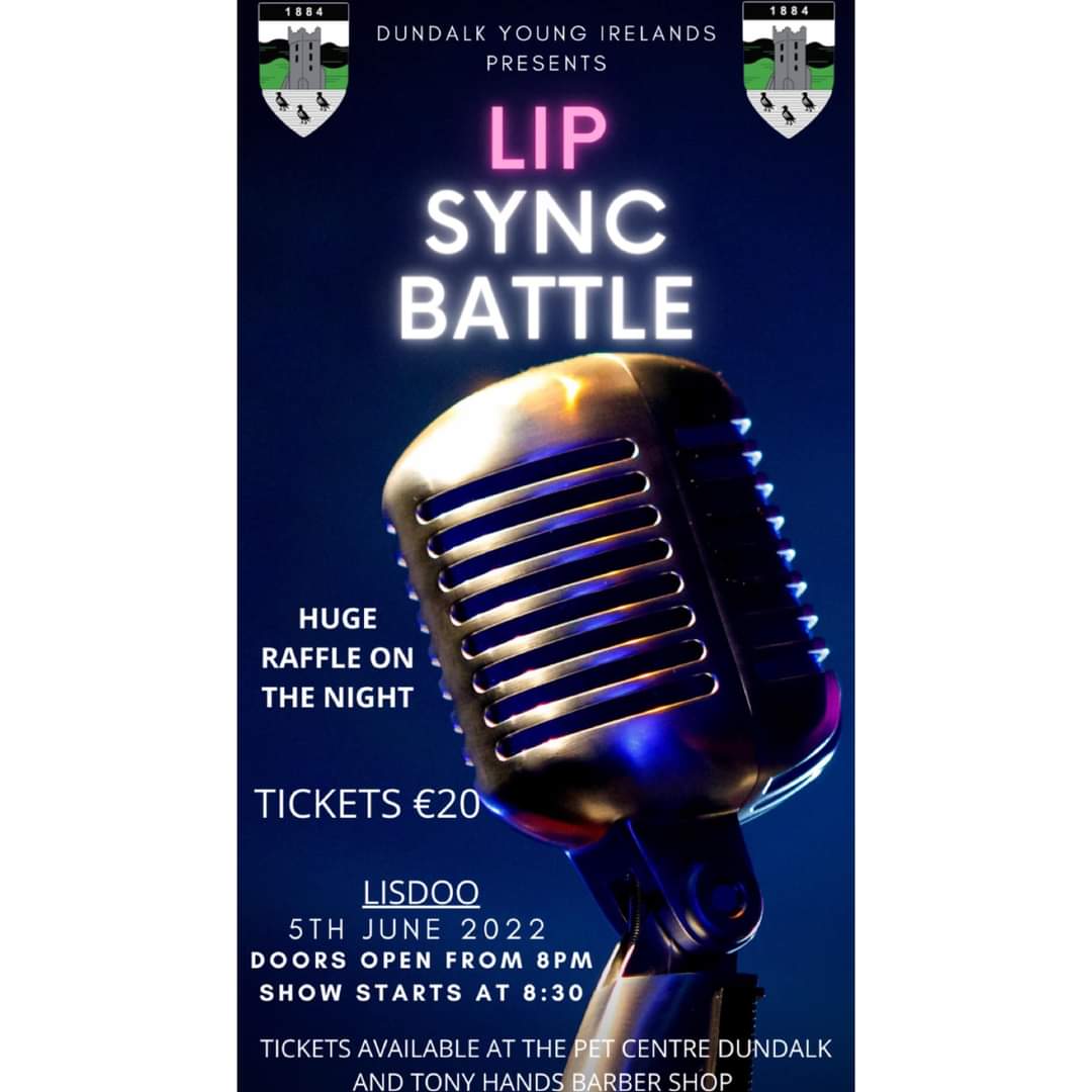 DYoungIrelands's tweet photo. ⚠️⚠️ CLUB  ANNOUNCEMENT ⚠️⚠️
💚🖤LIP SYNC BATTLE IS BACK💚🖤
We are delighted to announce the long awaited return of our Lip sync battle.  The acts are picked and they are in it to win it!! 💃🕺🎙️
📅 Bank Holiday Sunday 5th June
⏰ Doors 8pm for 8:30 start
📍Lisdoo Dundalk https://t.co/aS20LAwj3H