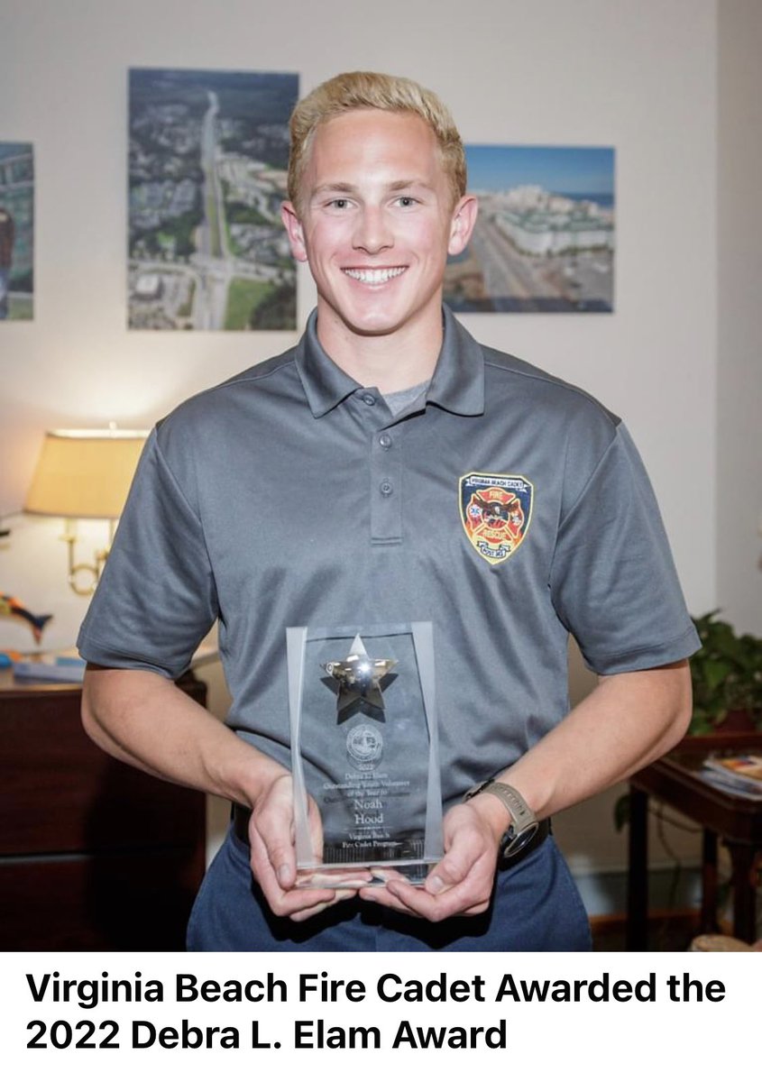 hsa_bhs's tweet image. @BHSMarlins &amp;amp; Virginia Beach Fire Cadet Noah Hood Awarded the 2022 Debra L. Elam Award! We are so proud of you! Keep making Bayside proud! #fireexplorers #FireCadet #leadership #Team #communityservice