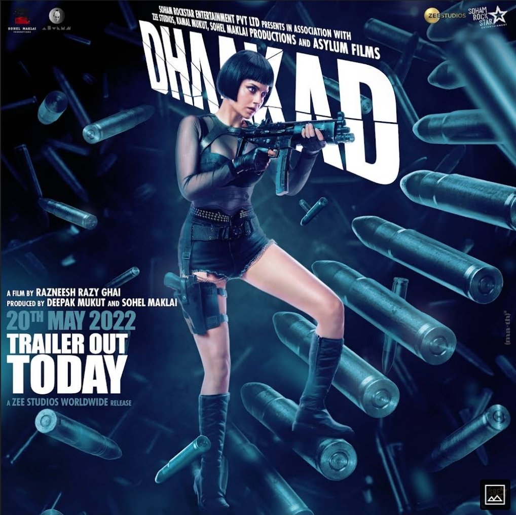 Are we looking forward to a #Dhaakad Spy series. #KanganaRanaut has again proved why she is the best actress in Hindi Film Industry. #DhaakadTrailer out... and its fantastic... Our own #BlackWidow Just amazing