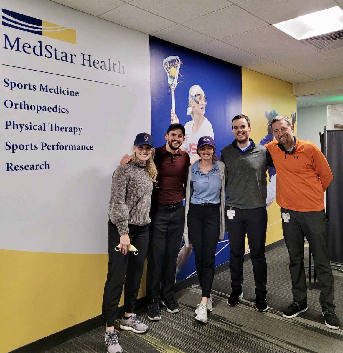 Last stop for the #kevinwilktravelingfellowship at MedStar Sports Medicine in Baltimore/DC! Thank you <a href="/jbc130976/">Justin Cooper, PT, SCS</a> for this incredible opportunity to spend time learning from you and your team! What a great experience! <a href="/johnkippdpt/">John Kipp</a> <a href="/Meg_Luczkowski/">Meghan</a>