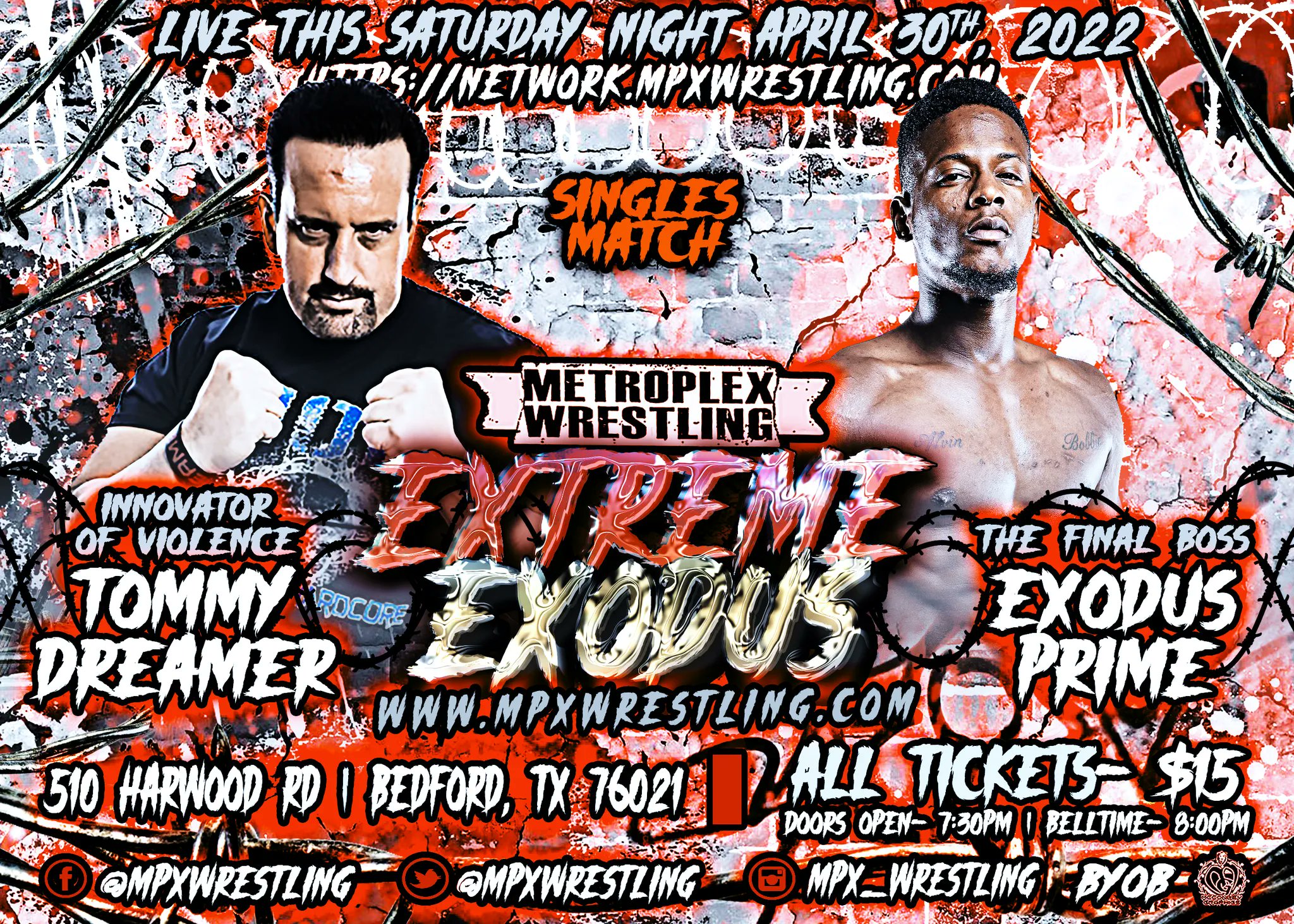 Metroplex Wrestling on Twitter see THETOMMYDREAMER face the