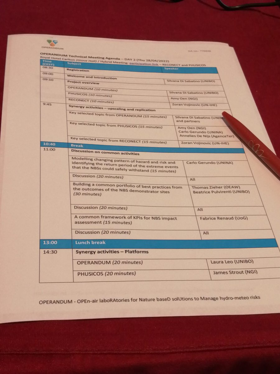 PhusicosU's tweet photo. On May 28th, during @OPERANDUM_EU technical meeting, Carlo Gerundo has presented the results of the modelling activities carried out by UNINA to produce hazard maps at the @phusicos demonstrator sites of Jorekstad (NO), Serchio River (IT), Artouste (FR) and Santa Elena (ES) https://t.co/zyhG9bb9Om