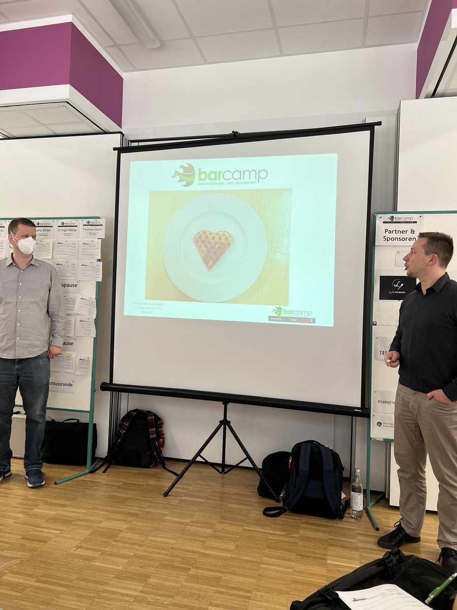 Heute der erste Tag von meinem ersten Live-Barcamp und dem allerersten Barcamp Nachhaltigkeit und Gesundheit lebhaft absolviert #bcng22