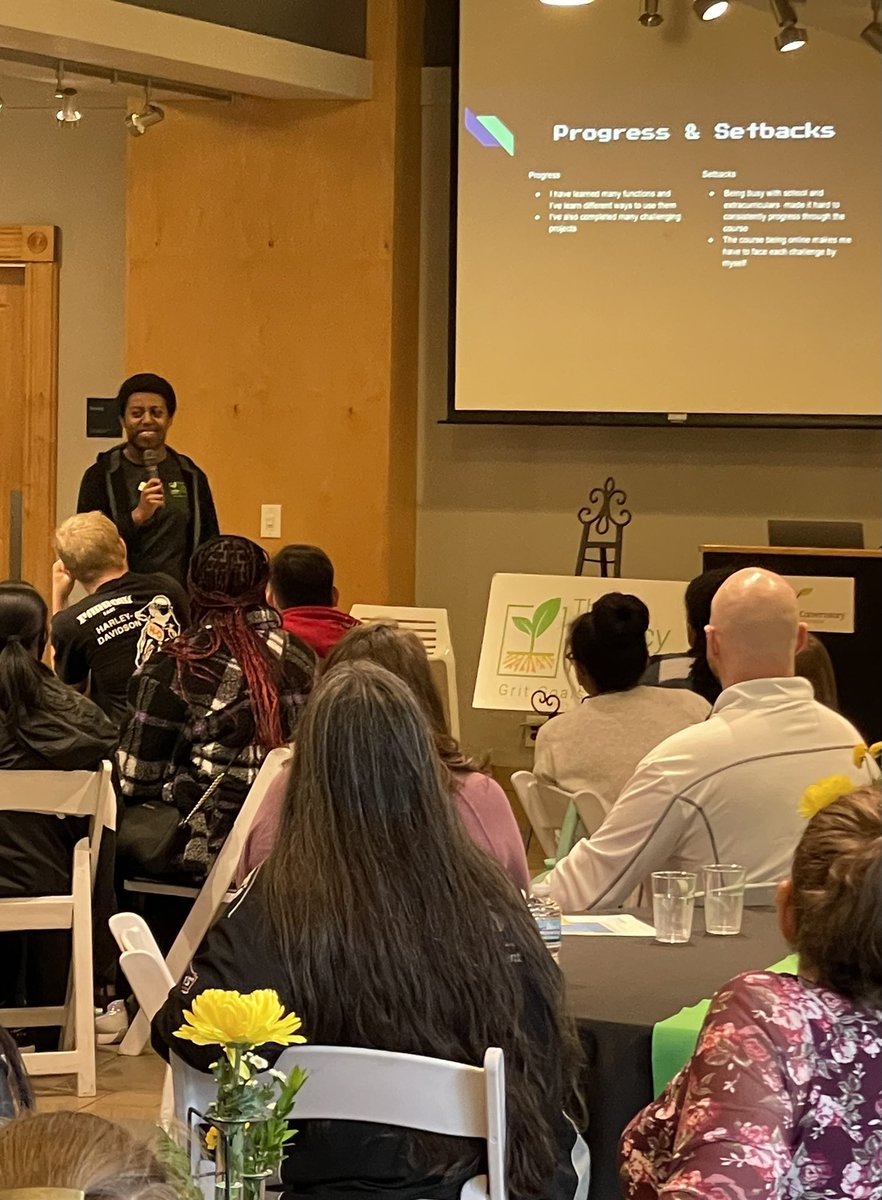 Legacy students share their projects, challenges overcome and character strengths they activated to help them teach their goals. <a href="/MayersonAcademy/">Mayerson Academy</a> <a href="/Scotts_MGro/">ScottsMiracle-Gro</a>