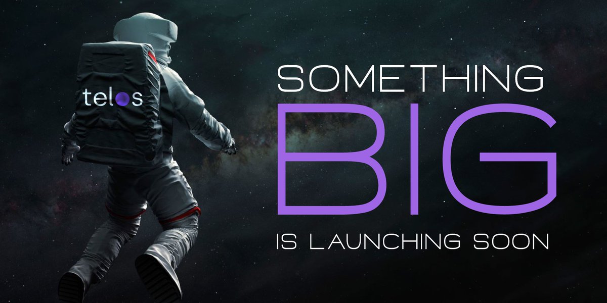 Something BIG is coming. You don't want to miss this. 👀 🚀 

#Telos
