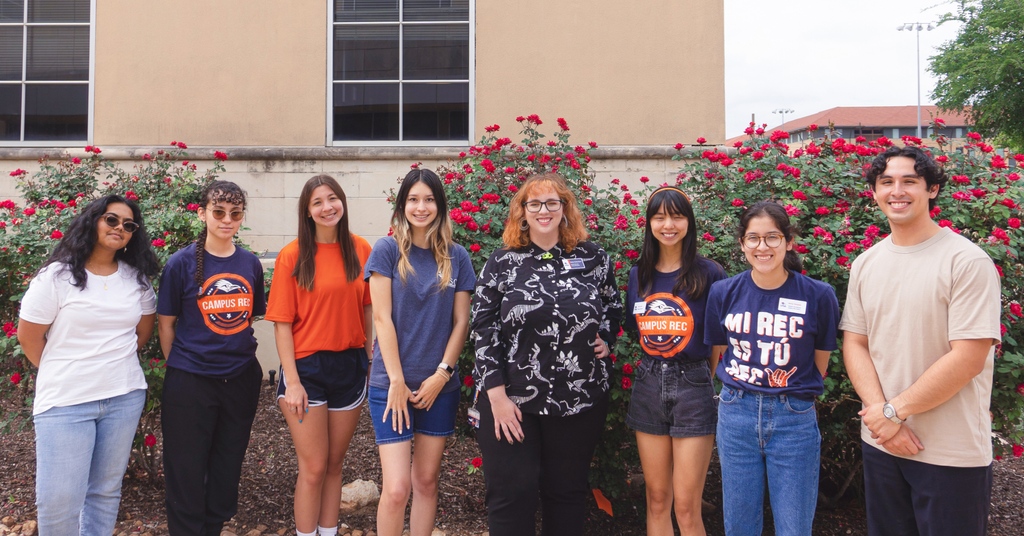 Yesterday was our Marketing Team End of Year Celebration! It was important to me to take a photo of my very first team as Assistant Director of Marketing. A few of them will be graduating in May and I couldn't be more proud of everything they've accomplished this year! #UTSARec