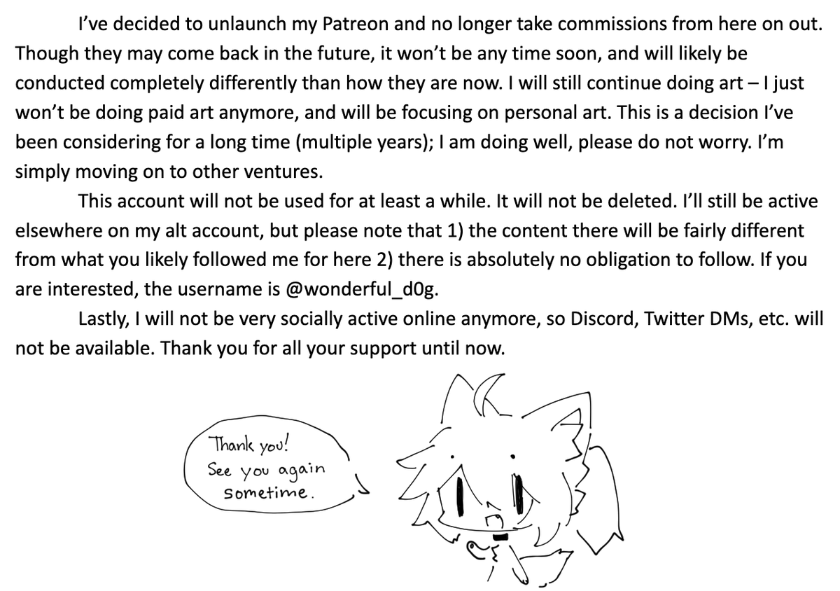 Announcement, please read: