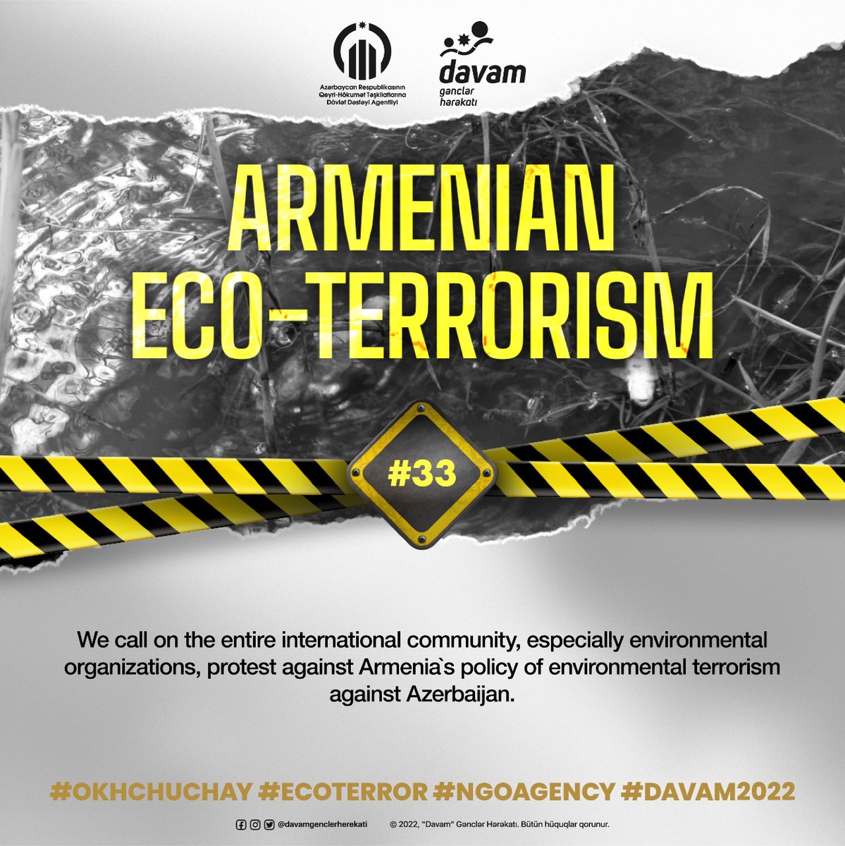MamedoffaAdil's tweet photo. Transit river flowing from Armenia. Information on the pollution of the Okhchuchay by Armenia. #Okhchuchay #Ecoterror https://t.co/tG68f1EIBF https://t.co/WPnsHAR0ig