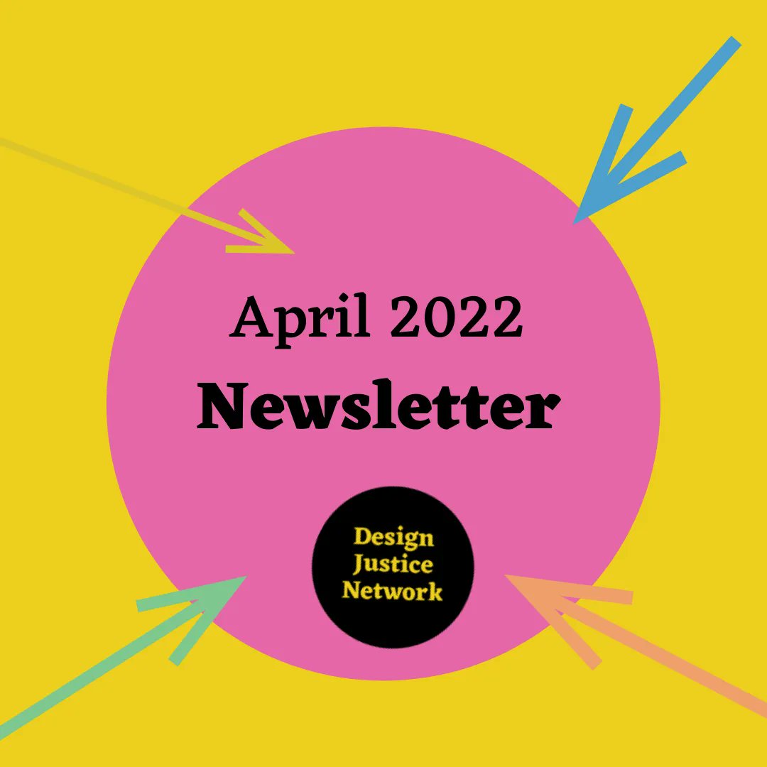 design__justice's tweet image. Our latest #DesignJustice newsletter is available - in your inbox &amp;amp; online! Read here: buff.ly/3OQlVHq and subscribe! We share member stories, opportunities, &amp;amp; resources.
#DesignJusticeNetwork #DesignJusticeNews #DesignJusticeNetworkNews #DjnNews #DesignJusticeSpotlight