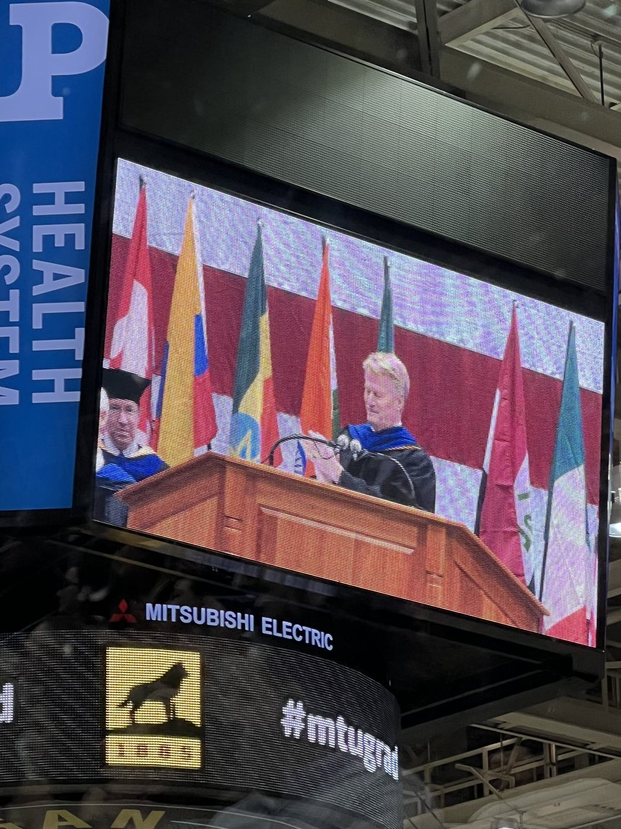 stead_christine's tweet photo. I've heard many graduation speeches over the years. @Johnubacon delivered a tough one to beat @michigantech #mtu2022. It's tough here and that's the point. Congrats @AidanStead and #mtu2022! https://t.co/0fspDdarkc