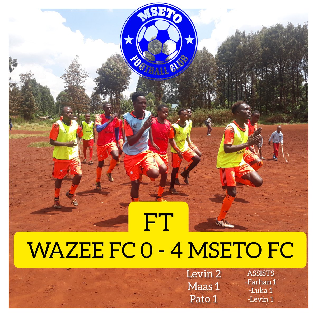 -Solid win 💯
-4goals🔥
-3poins🔥
-Clean sheet🔥
#MsetoFc 🥂